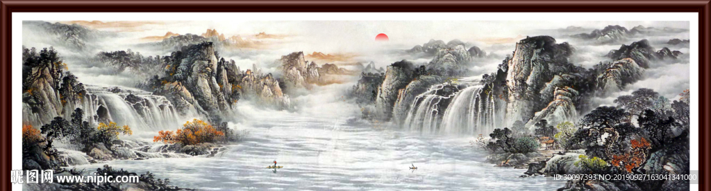 山水国画
