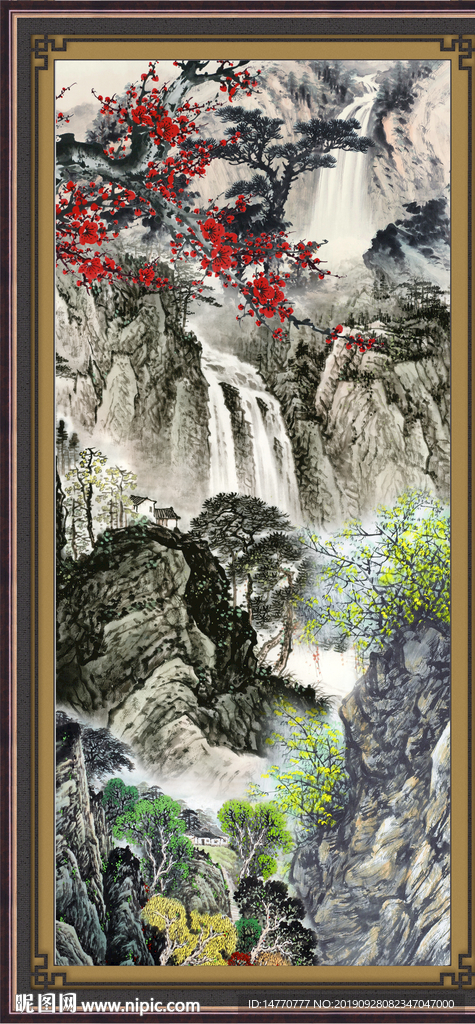国画梅花
