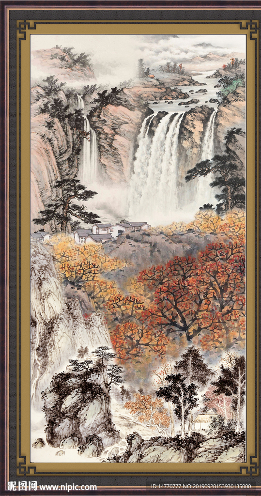 山水风景图