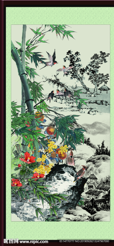 工笔花鸟