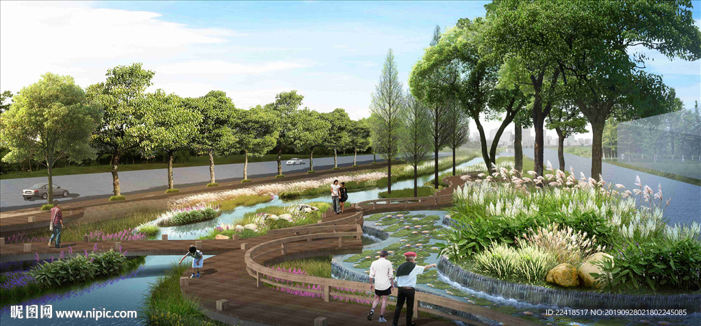 生态景观效果图