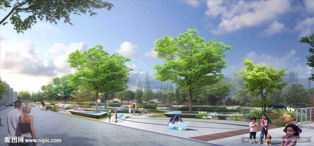 道路节点生态景观