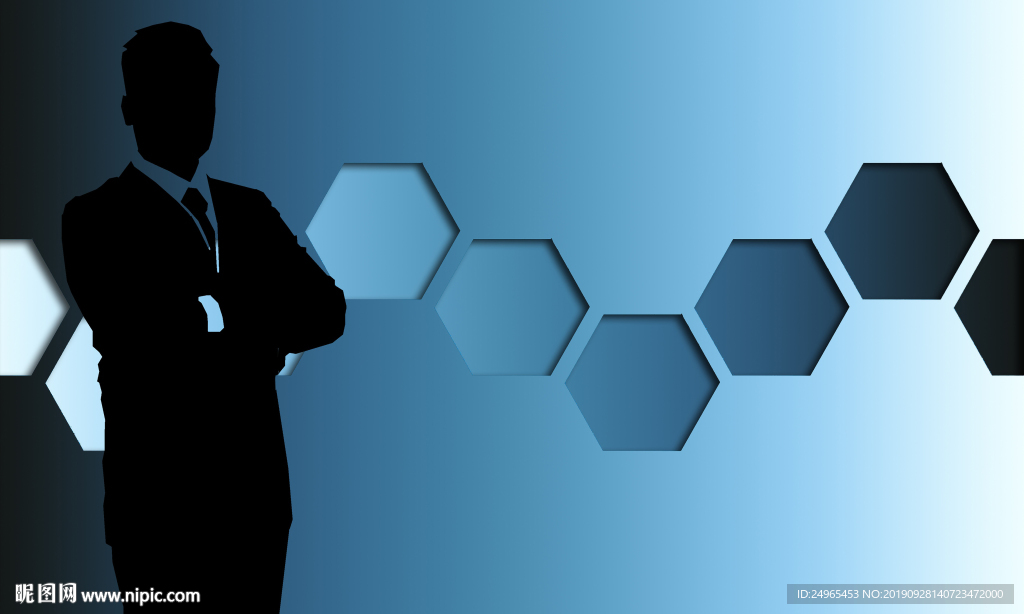 现代商务背景图