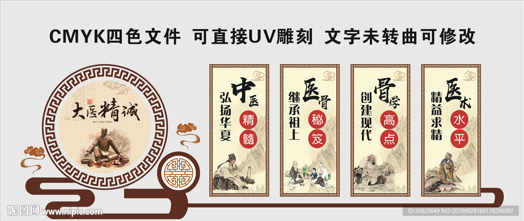 中医形象文化墙