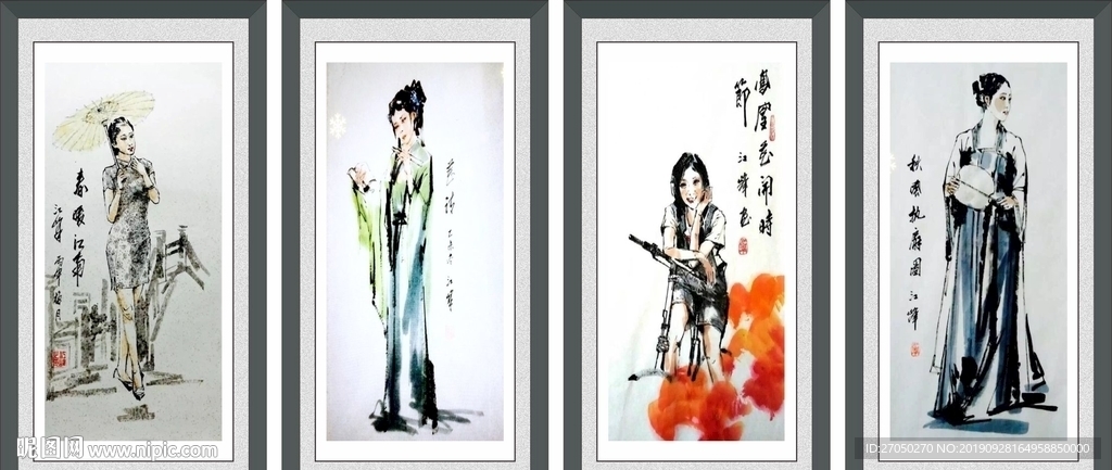 古典美女画