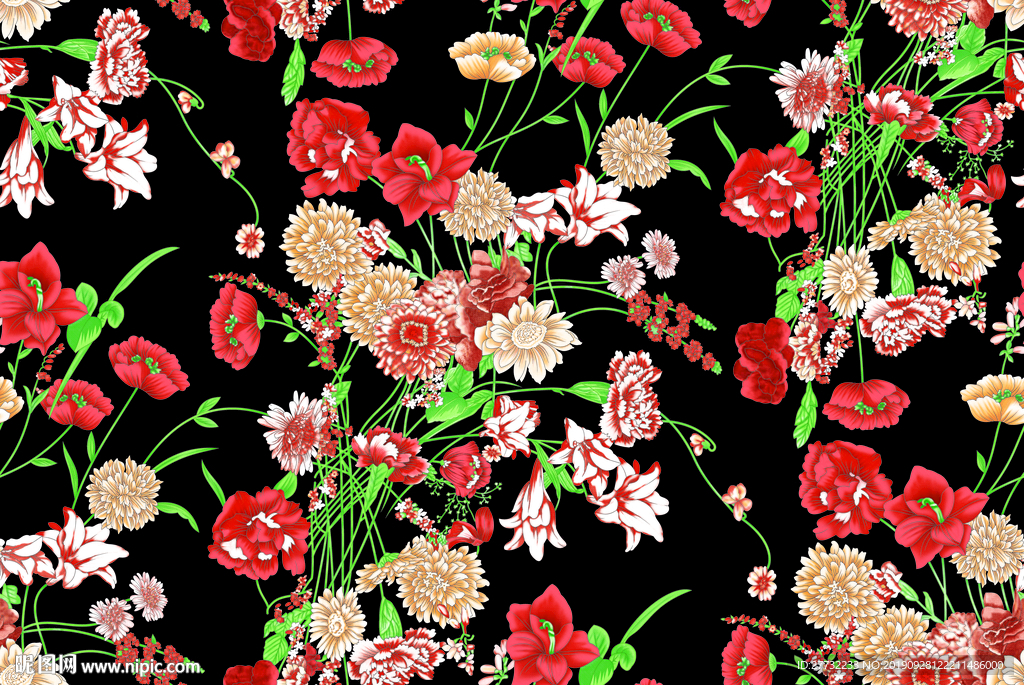 手绘花