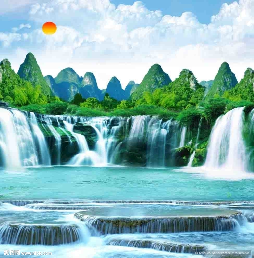 客厅山水装饰画