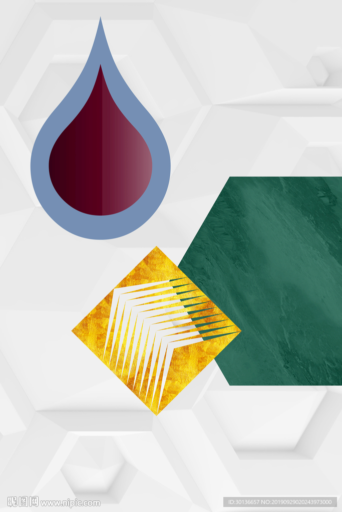 立体高清装饰画 TIF分层