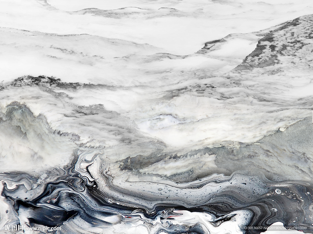 黑白灰大理石材纹 TIF合层