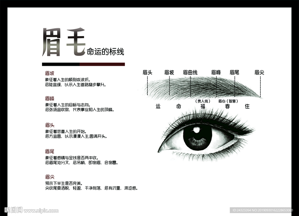 纹绣宣传图 眉眼唇宣传图