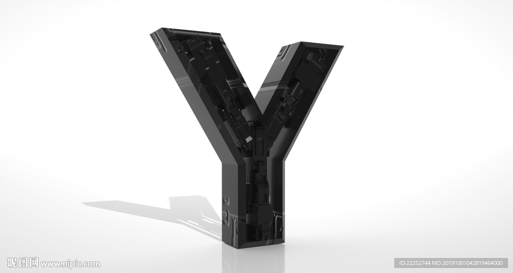 科技字母模型Y