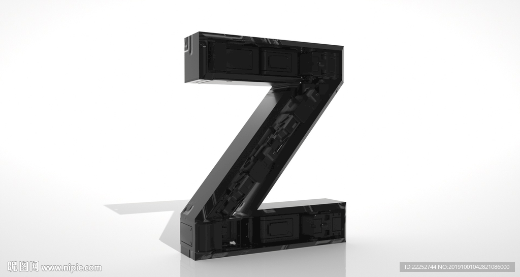 科技字母模型Z