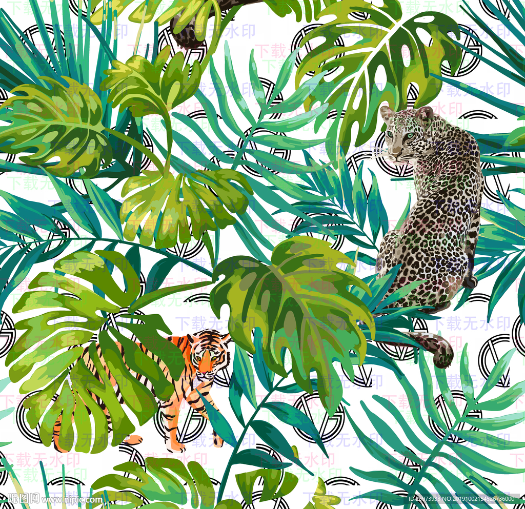 热带植物 豹子