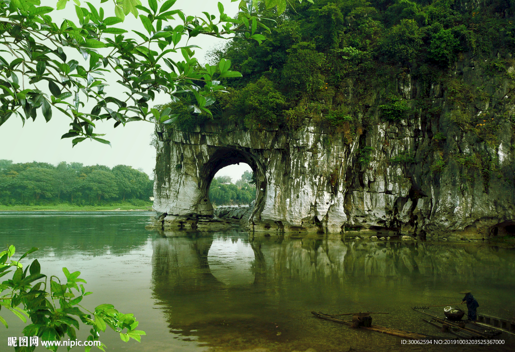 桂林 风景 合成画