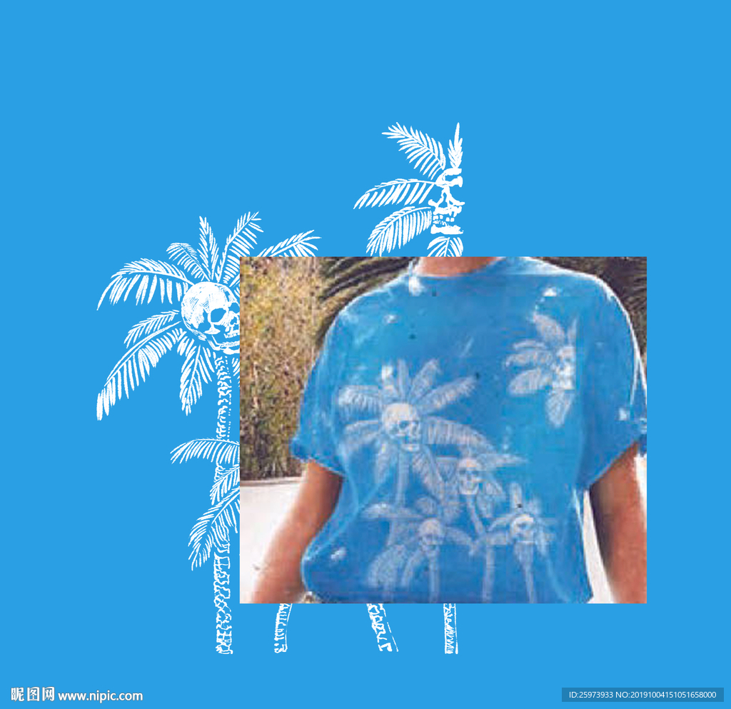 椰树骷髅