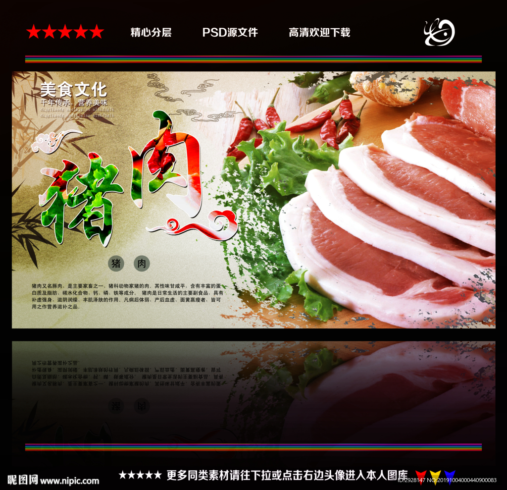 猪肉图片