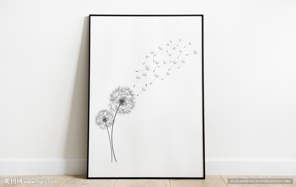 蒲公英艺术画