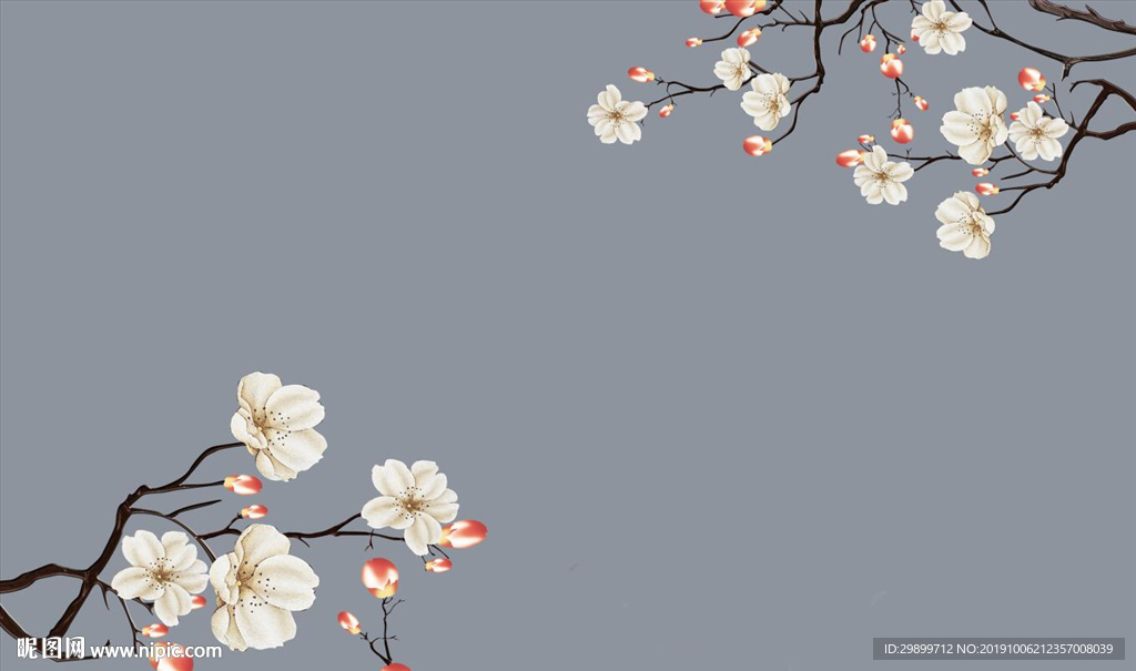手绘花卉