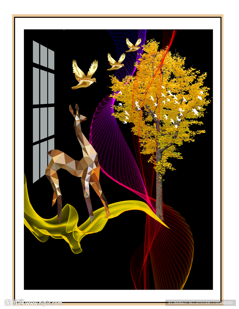 北欧 轻奢  装饰画