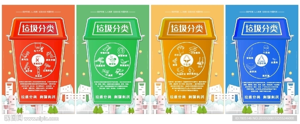 垃圾分类海报