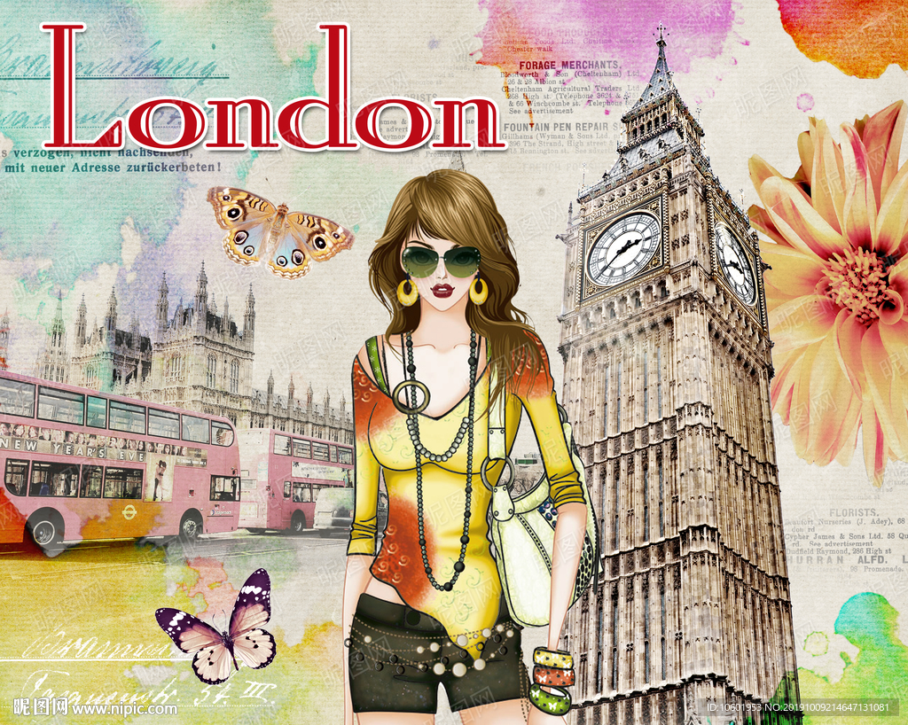 欧美风格装饰画