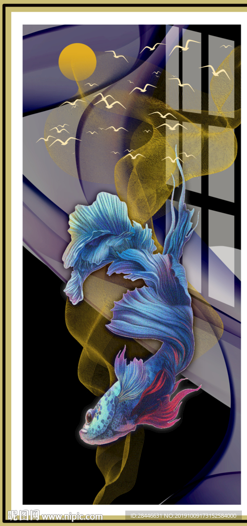 斗鱼轻奢装饰画