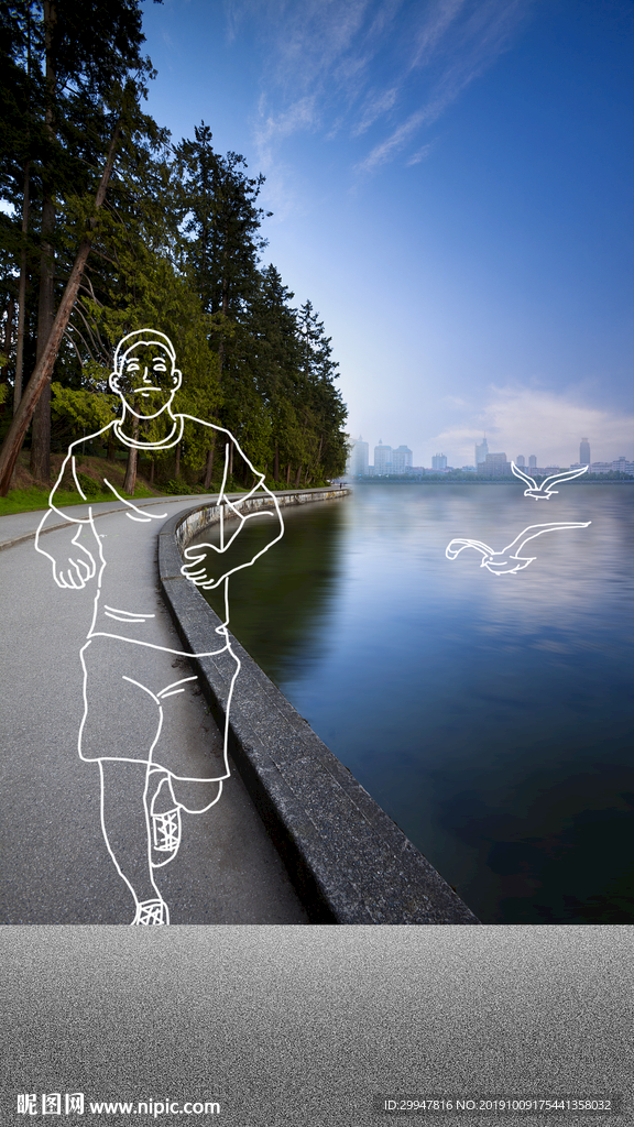 线描生活人物系列