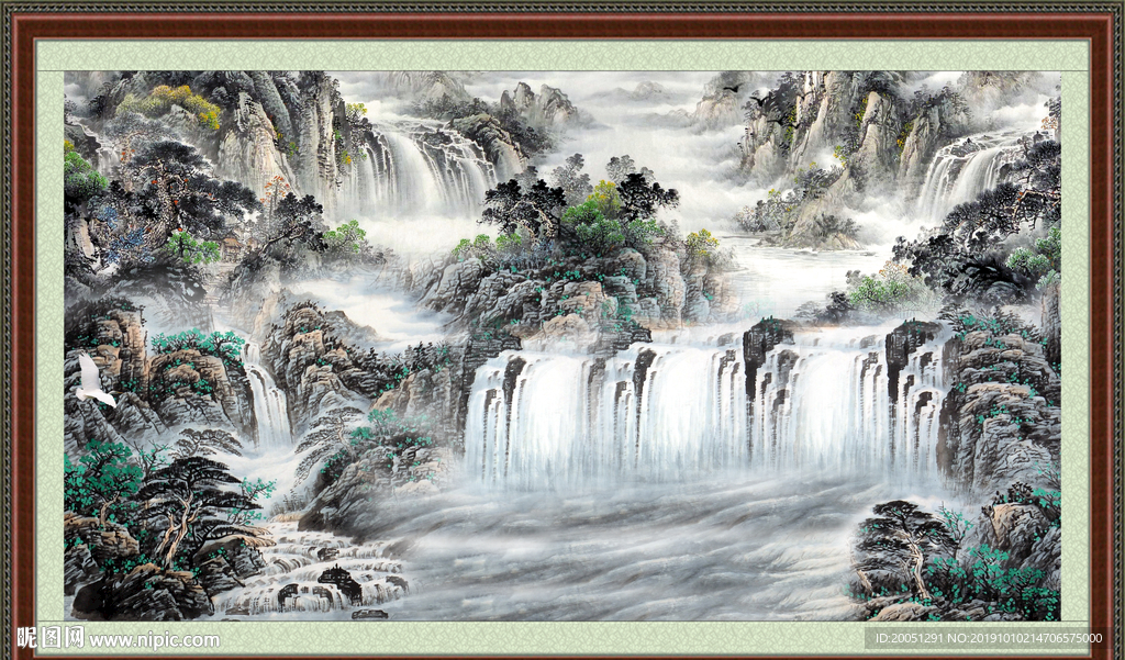 巨幅山水画