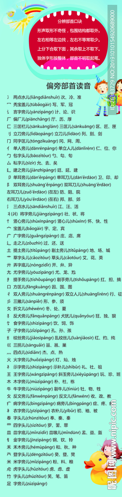 偏旁部首