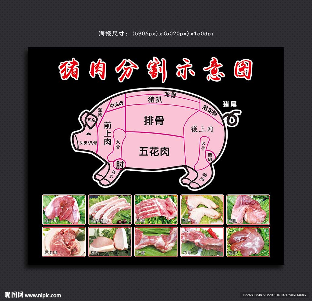 猪肉分布图