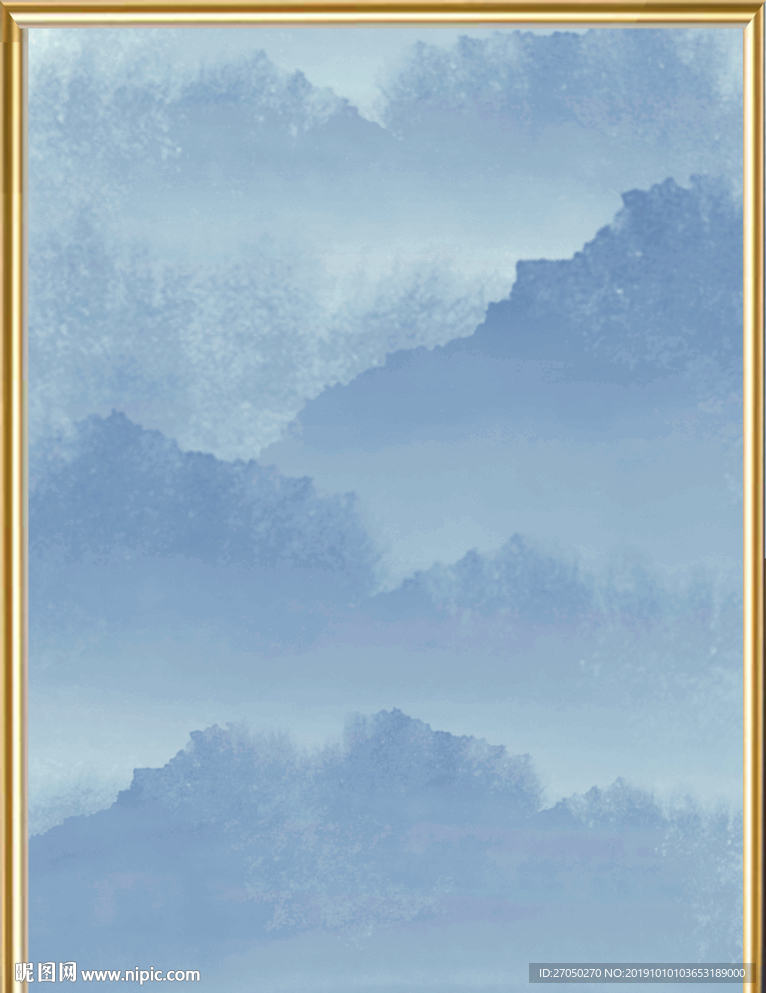 中国风水彩背景图