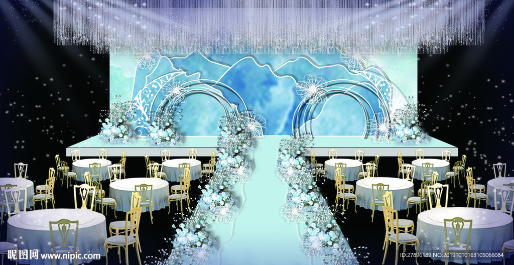 唯美婚礼效果图