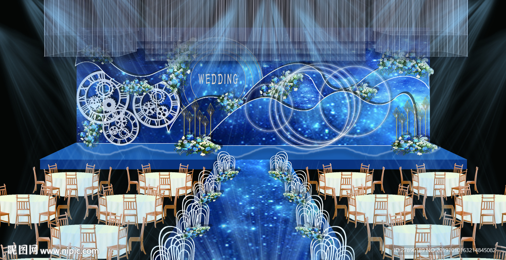 浪漫星空婚礼效果图