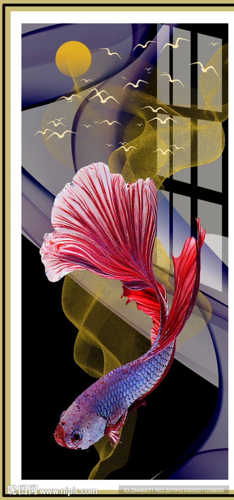 斗鱼轻奢装饰画