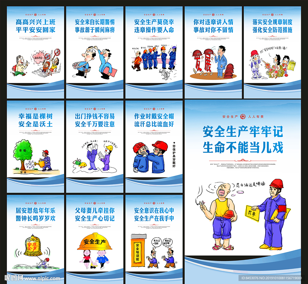 安全生产展板
