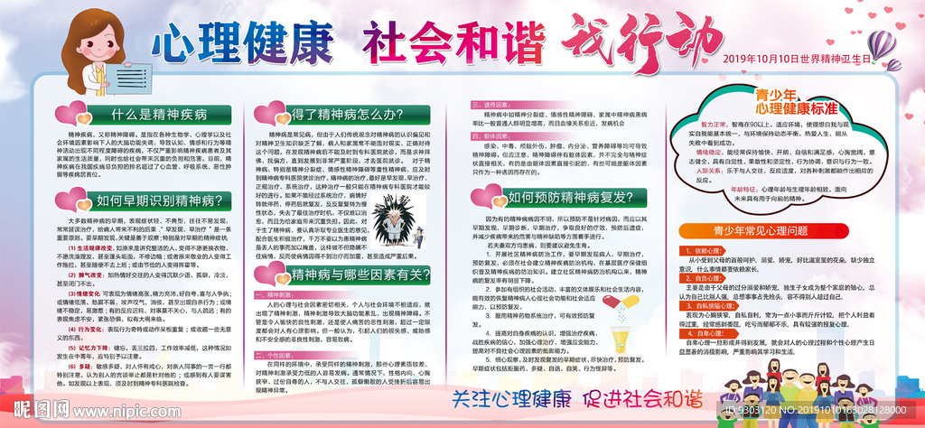 世界精神卫生日宣传栏