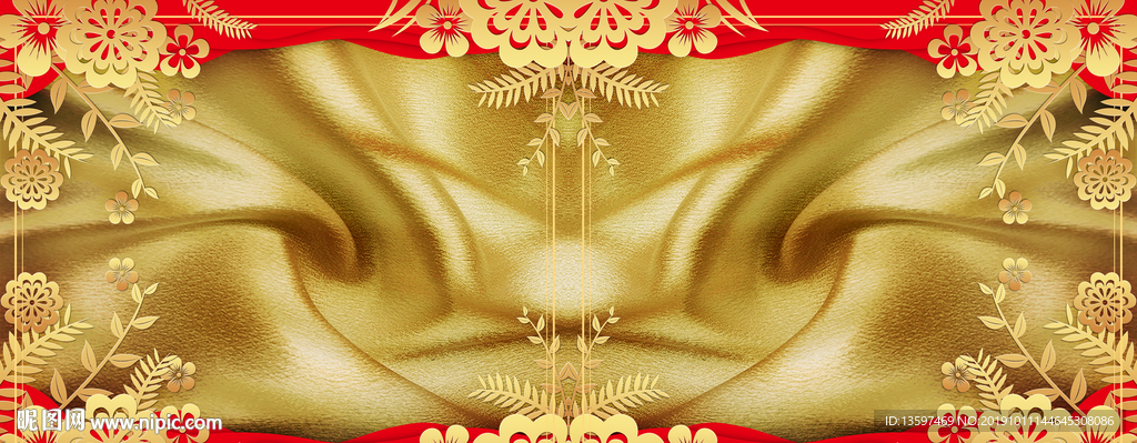 金色背景
