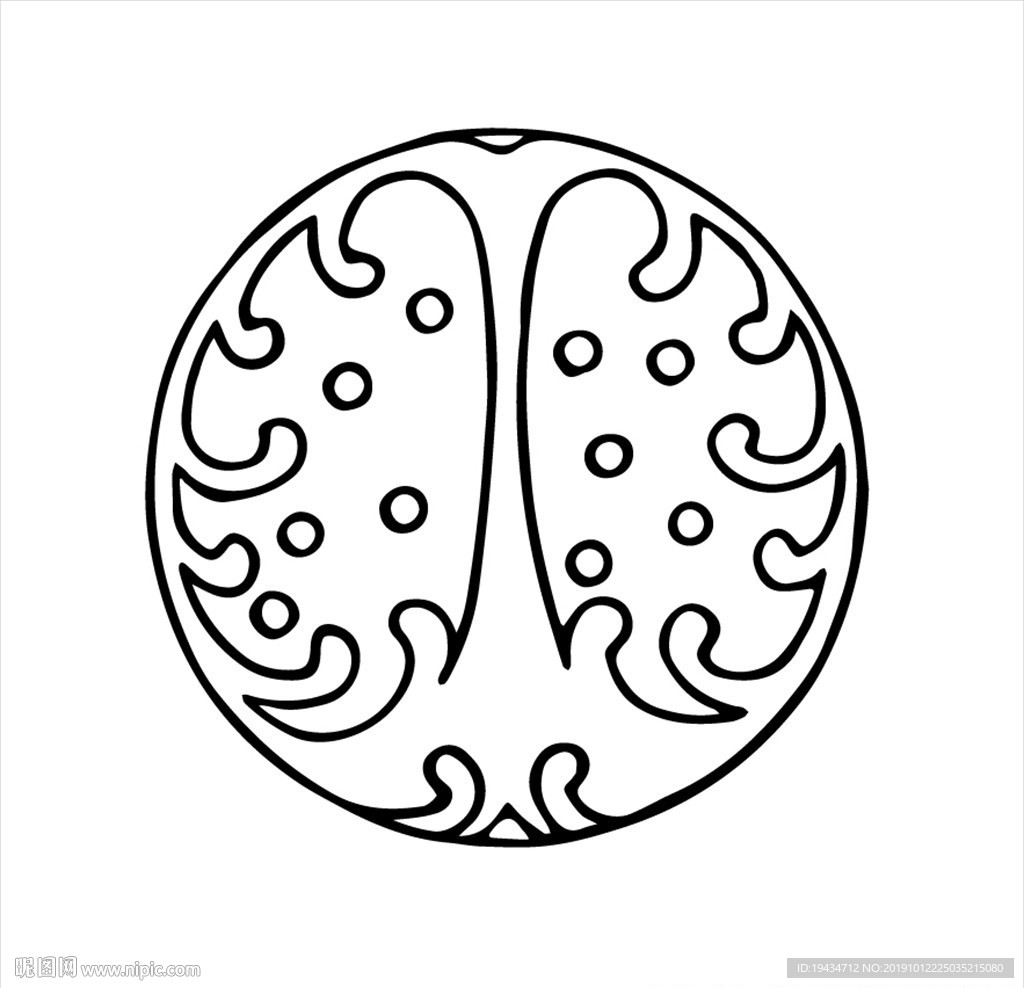 印花图案手绘花彩婚礼纹理矢量图