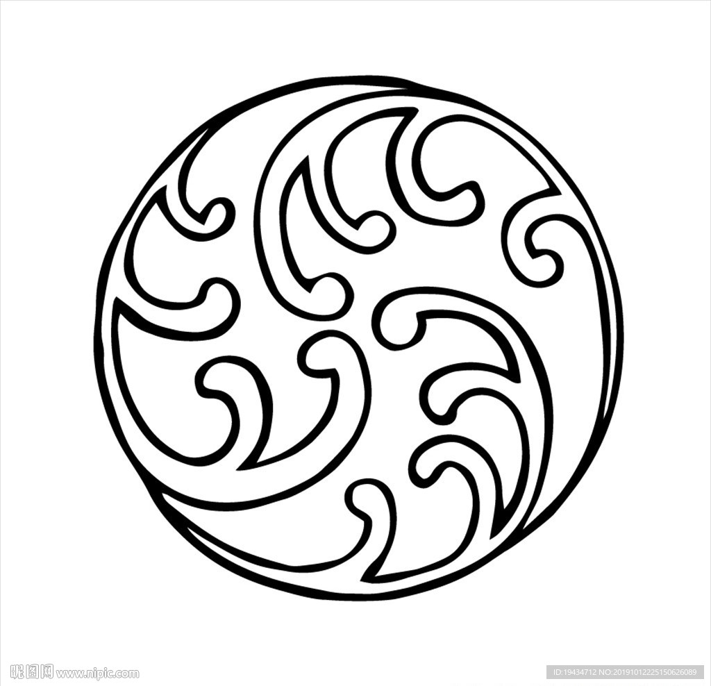 印花图案手绘花彩婚礼纹理矢量图