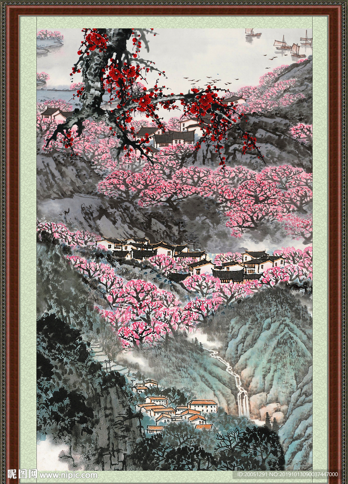 国画梅花
