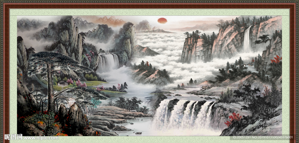 山水风景图
