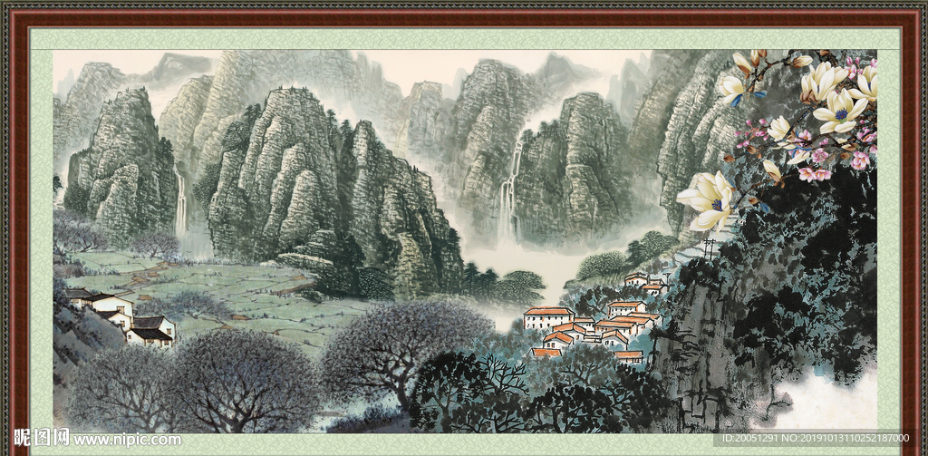 巨幅山水画