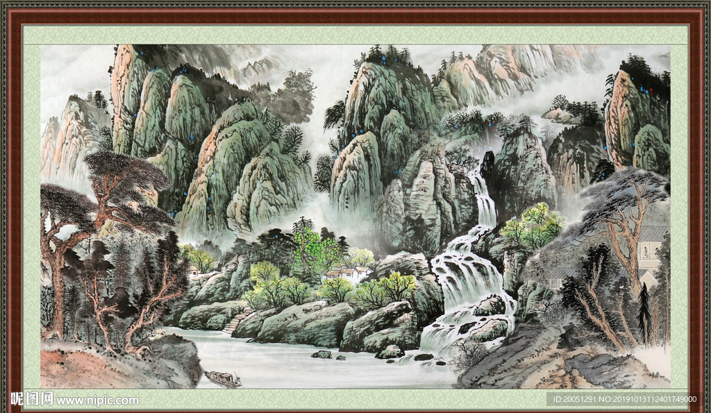 巨幅山水画