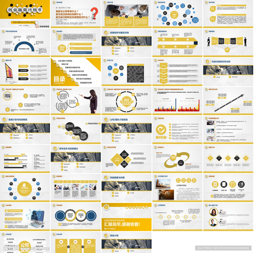20项目融资商业计划书PPT