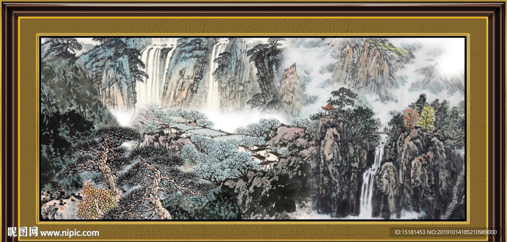 国画山水