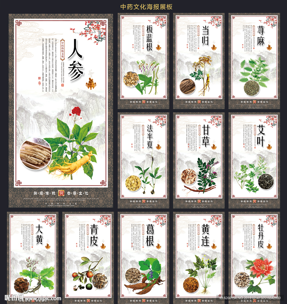 中药展板