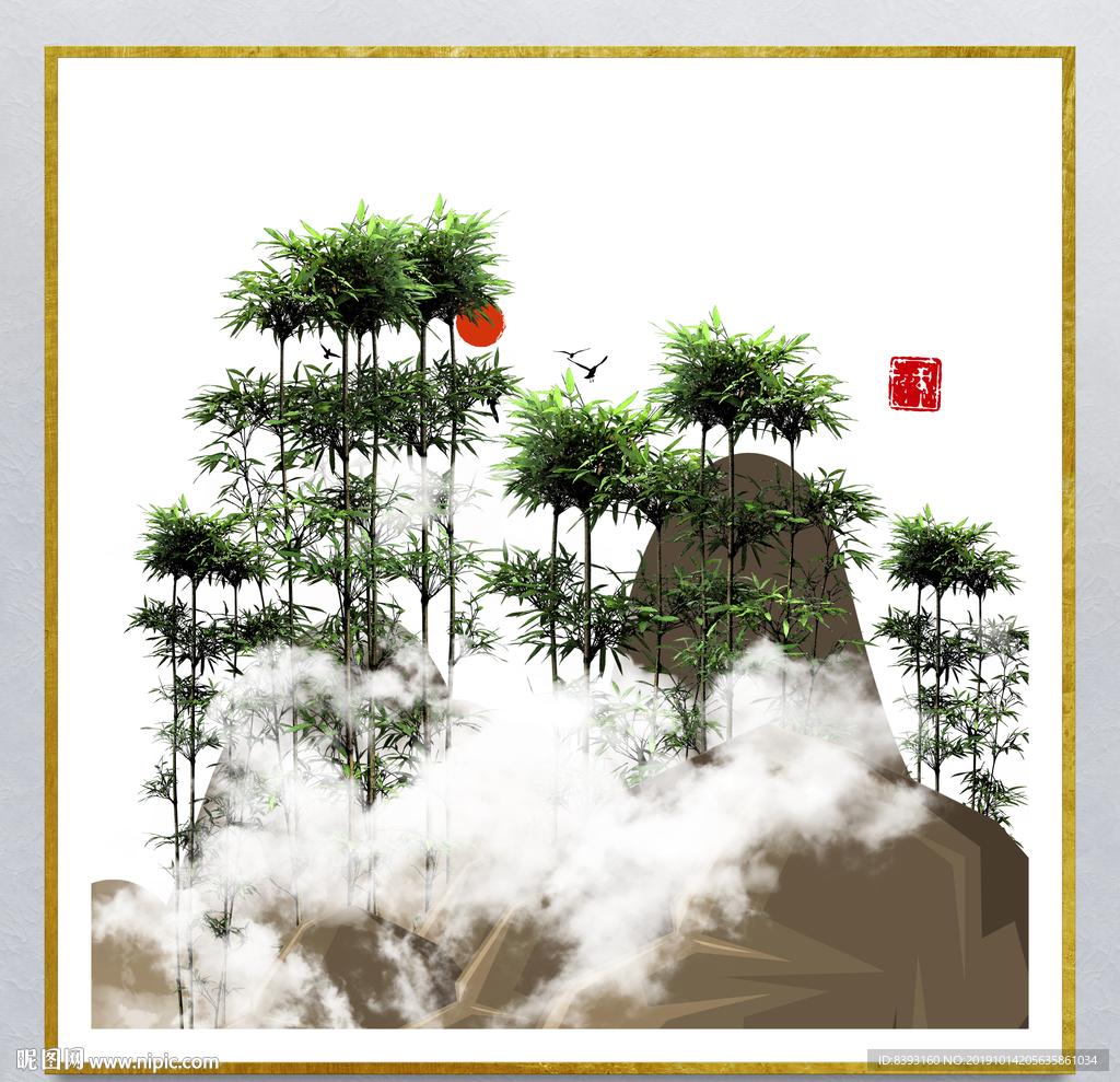 现代水墨画