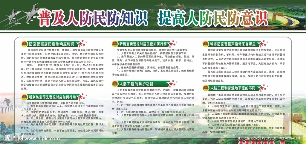 最新人民防空知识