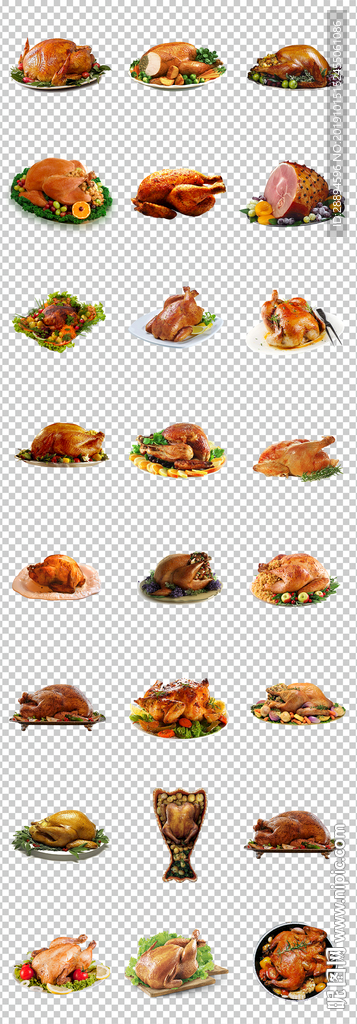 火鸡烤火鸡美味火鸡万圣节火鸡素