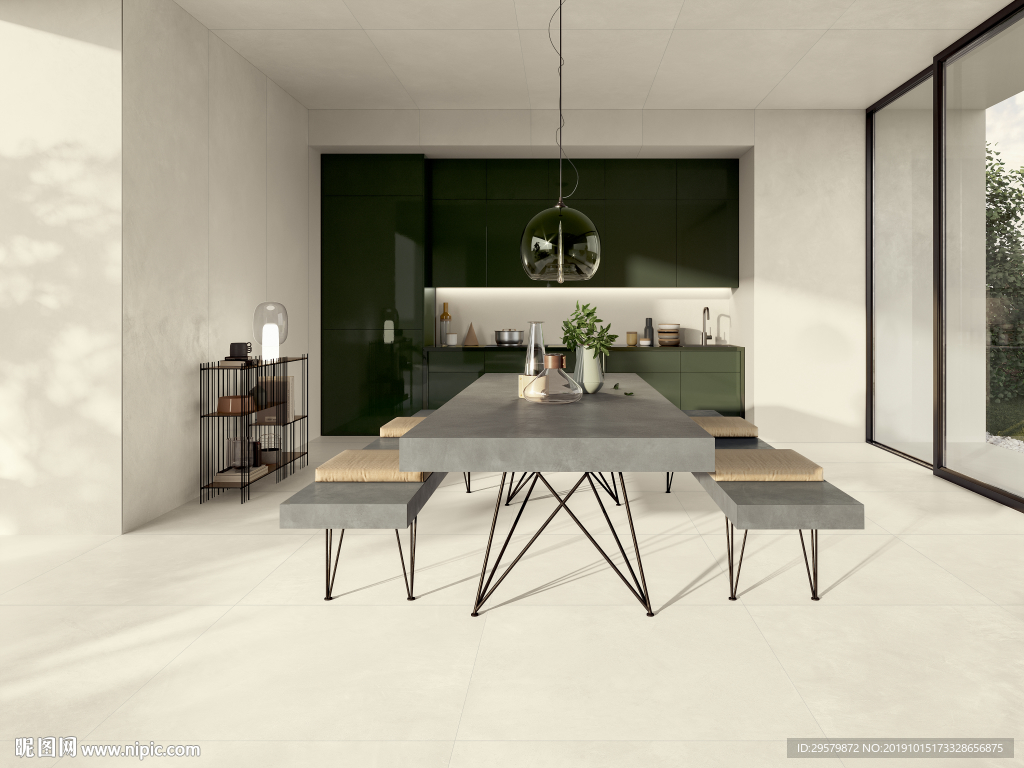 仿古北欧风格 现代美学瓷砖空间